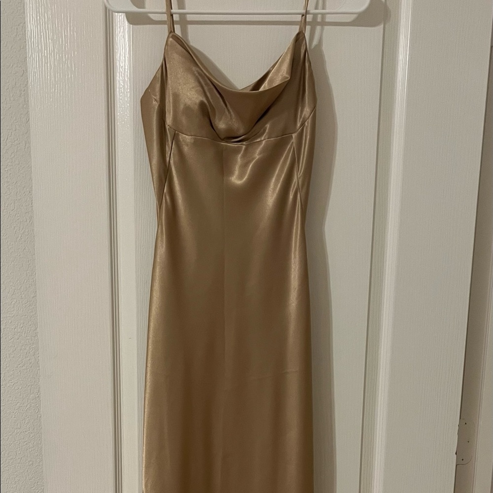 Allure gold gown